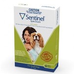 Buy Sentinel Spectrum for Dogs Flea & All Wormer 6 Pack for Nemo $75.95